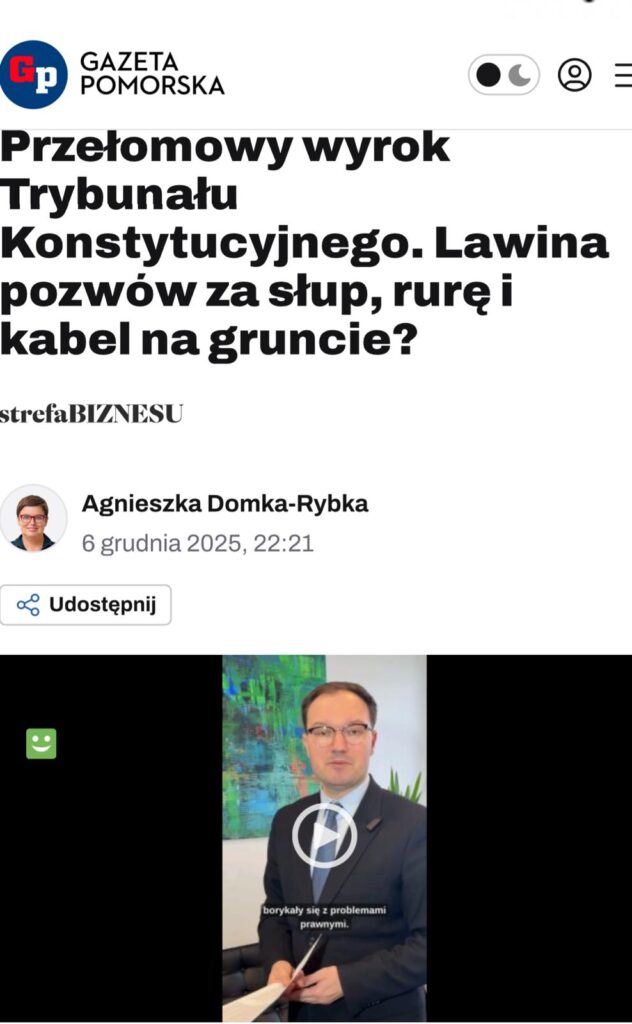 sluzebnosc przesylu bydgoszcz